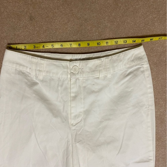 Chadwicks winter white cropped pants women’s size 10, 100% cotton - Picture 5 of 8